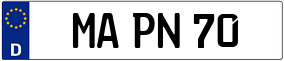 Truck License Plate
